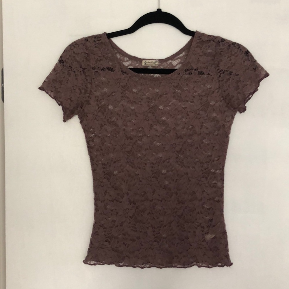 Free people lace crop